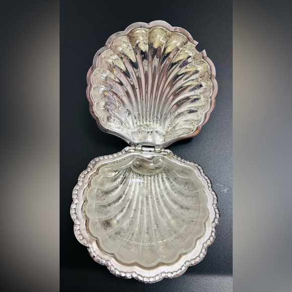William Adams England Antique Silver Plate Clam Shell - Picture 4 of 10